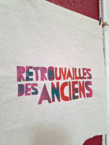 Design et sérigraphie pour un évènement de retrouvailles des anciens